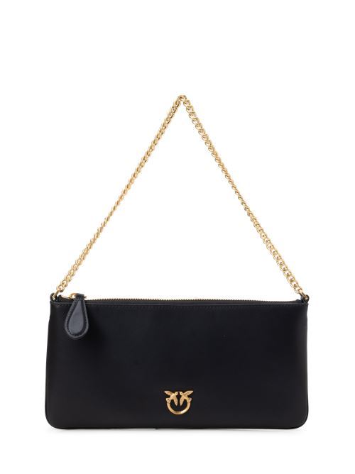 HORIZONTAL FLAT BAG IN PELLE PINKO | 102747A0F1Z99Q