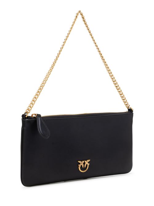 HORIZONTAL FLAT BAG IN PELLE PINKO | 102747A0F1Z99Q