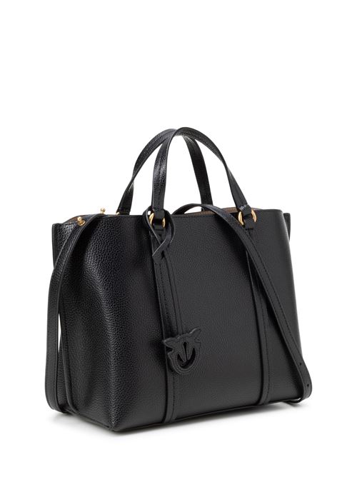 BORSA SHOPPER CLASSIC IN PELLE BOTTALATA PINKO | 102833A1LFZ99Q