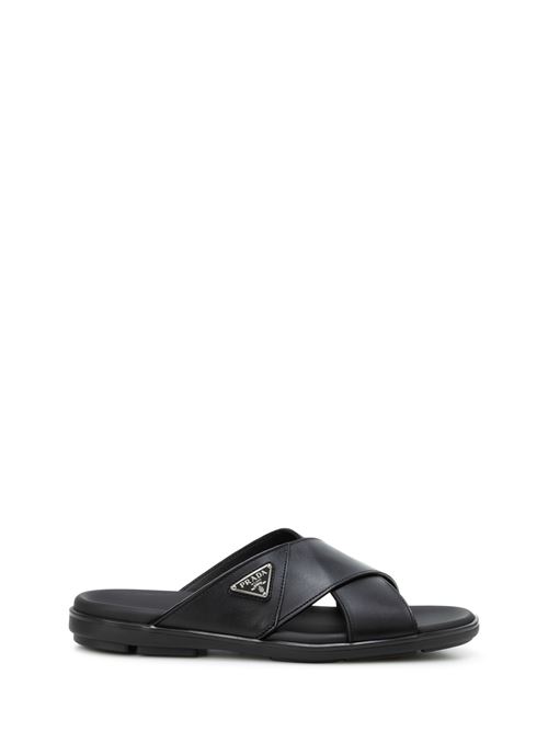 Leather slippers PRADA | 2X31113LEMF0002