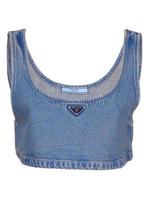 Denim top PRADA | GFT02413Z6SOOOF0BAN