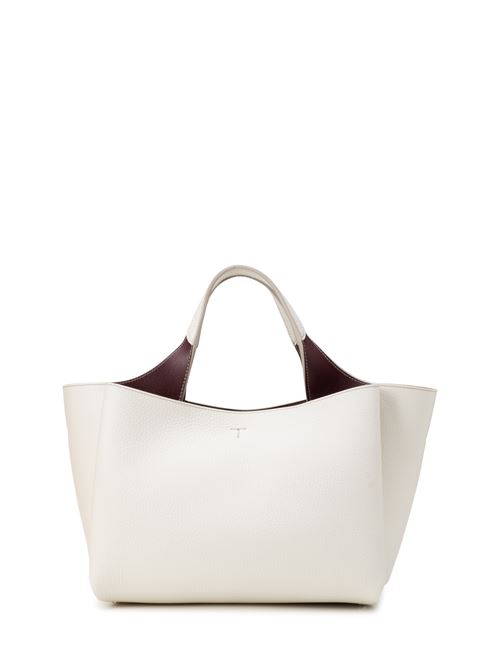 Mini bag in soft ivory leather TODS | XBWAPAFL100QRI9P09