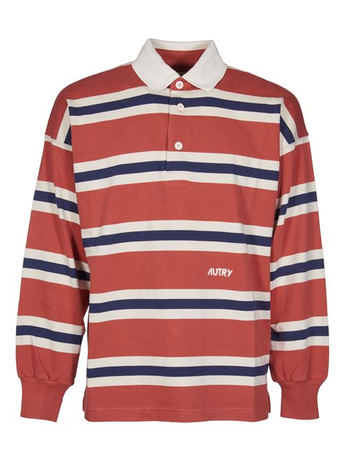 POLO RUGBY A RIGHE UNISEX AUTRY | POPX90JR