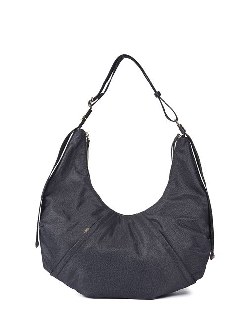 Borsa Hobo Medium Dark Black Borbonese BORBONESE | 933834AH1Y66