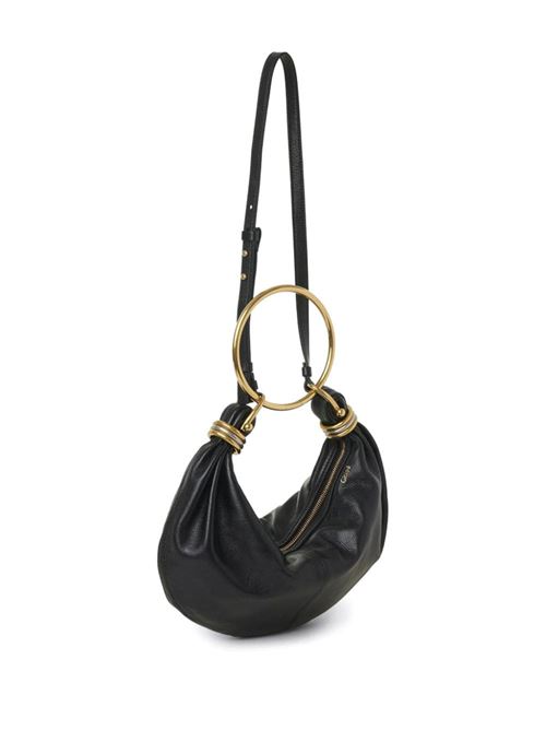 Bracelet Hobo bag piccola in pelle granata CHLOE' | C24AS611N72001